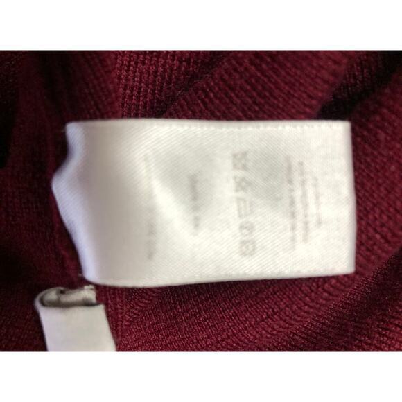 Marina Moscone Cycling Dress Wool Turtleneck Sweater Midi Size M Red - Picture 12 of 14